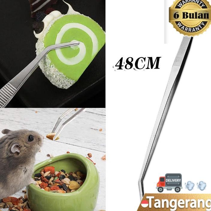 Pinset Aquascape 48Cm Stainnless Pinset Aquascape Panjang Aquarium Tweezer Jepit