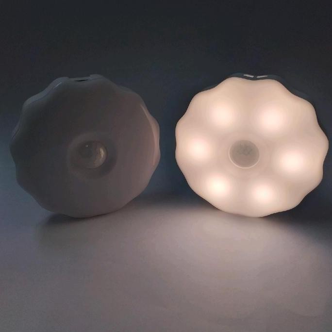 Lampu Tidur Hias Led Otomatis Sensor Gerak Kamar Tidur/Dapur/Kamar Mandi