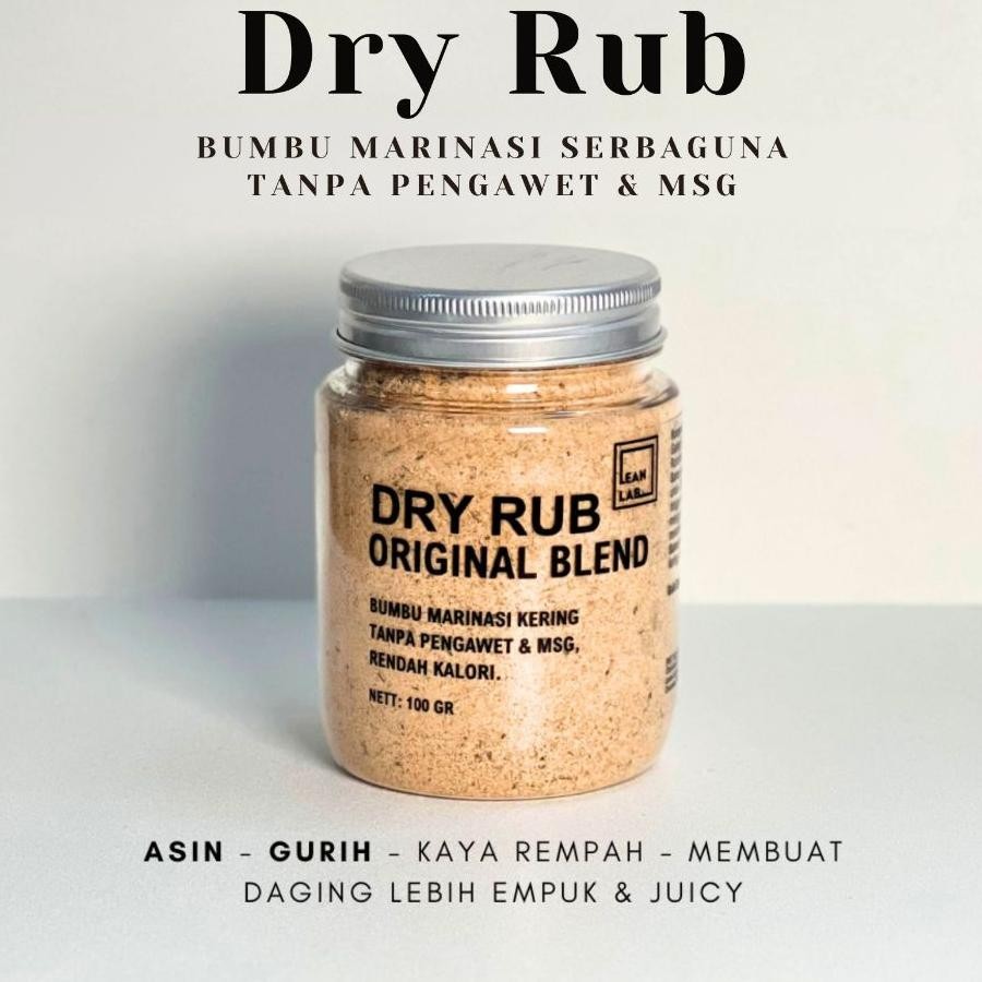 

Bumbu Masak Dry Rub Leanlab Marinasi Rendah Kal 100G X1 Cajunteriyaki
