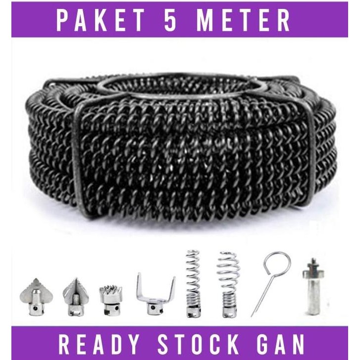 kawat spiral saluran mampet meter