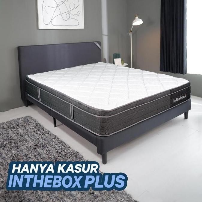 [PROMO] Kasur INTHEBOX PLUS (Plush Top) | GRATIS Kasur Bed To Go + Bantal | Ukuran Kasur 90x200, 100