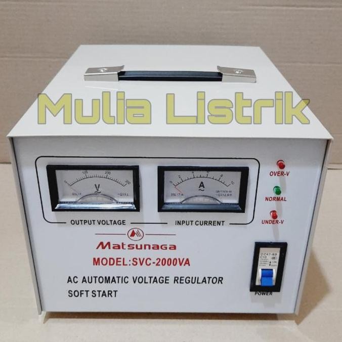 Bst Ready Stavolt Matsunaga Svc 2000 Va / Stabilizer Matsunaga 2000Watt Best Seller