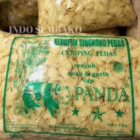 

Kerupuk Singkong Pedas Cap Panda 5Kg Krupuk Singkong Panda Los 5Kg Ceriping Panda