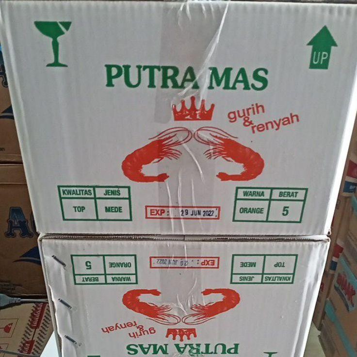 

Kerupuk Putra Mas Mete 5 Kg Kartonan