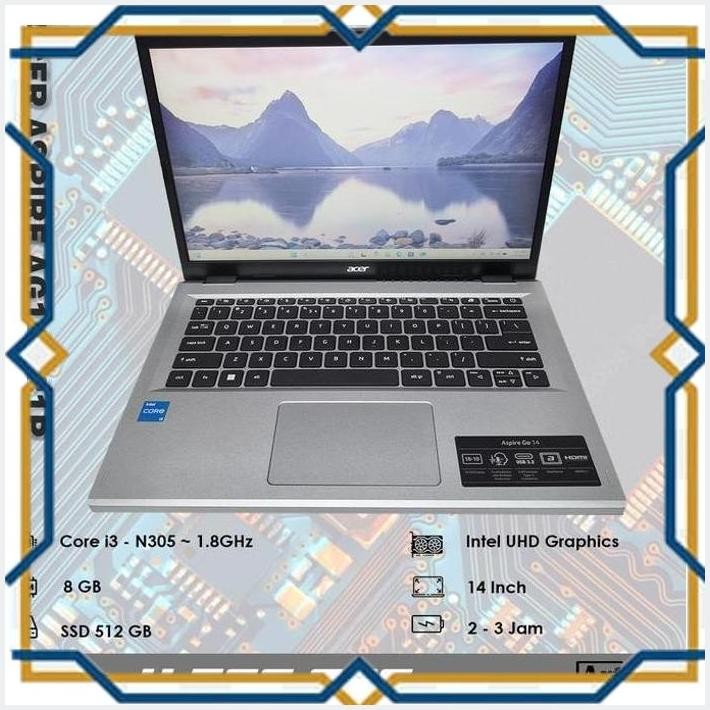 [ART] ACER ASPIRE AG14 - 31P - CORE I3 - RAM 8 GB - SSD 512 GB