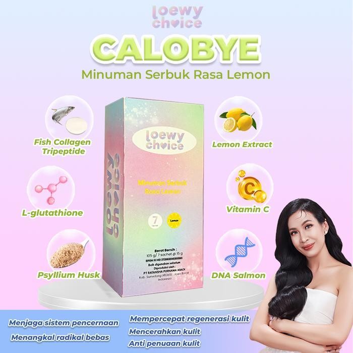 

[Vo]Loewy Choice Calobye Drink Minuman Rasa Lemon Korea Termurah Best Quality 100% Original