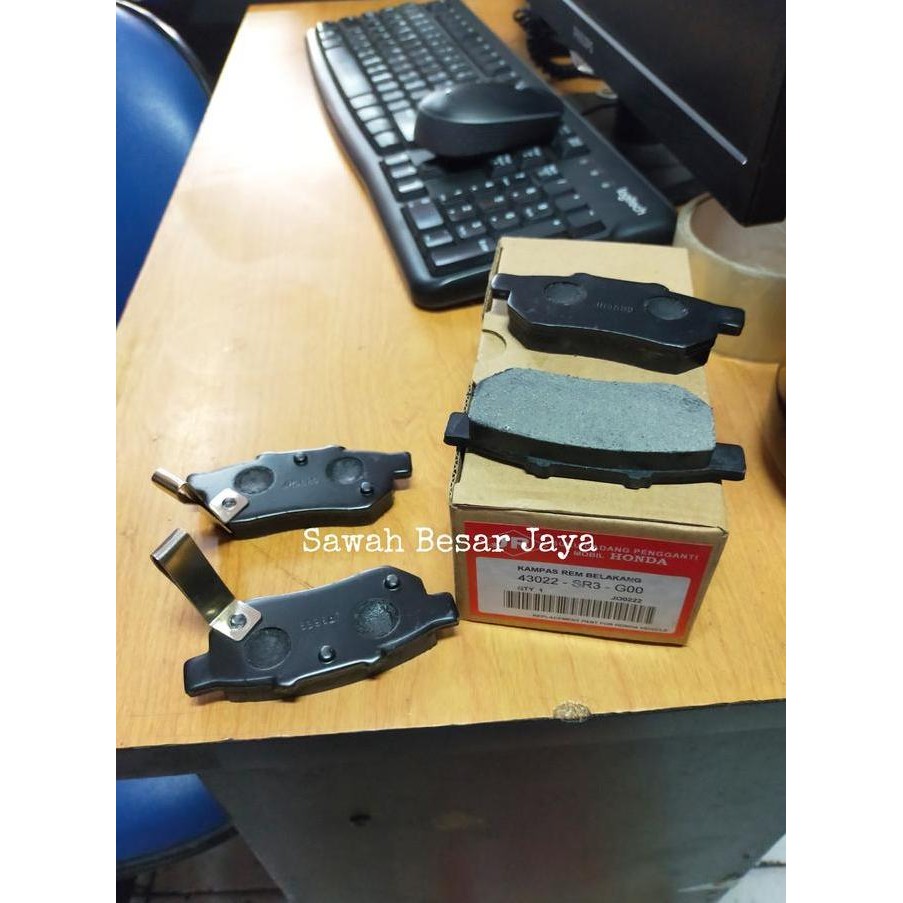 Brake Pad - Kampas Kanvas Rem Belakang Honda Jazz Gd3 City Gd8 Vtec - Jazz S Rs Ge8 City Gm2 2003 20
