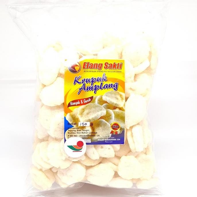 

Buruan beli] ELANG SAKTI KRUPUK AMPLANG MINI 150gr | KERUPUK KEMPLANG IKAN MATANG