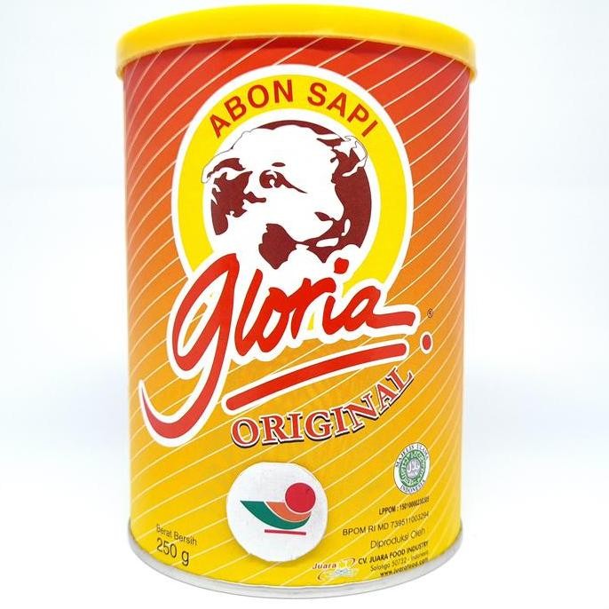 

Produk Terbaik] GLORIA ABON SAPI ORIGINAL KLG 250gr | KEMASAN KALENG ASLI SALATIGA ORI