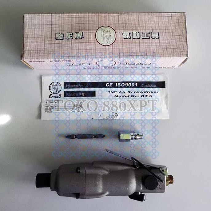 =====] Obeng Angin CT6 CT 6 Air Screw Driver 1/4" 1/4 inci 6mm 6 mm Camel