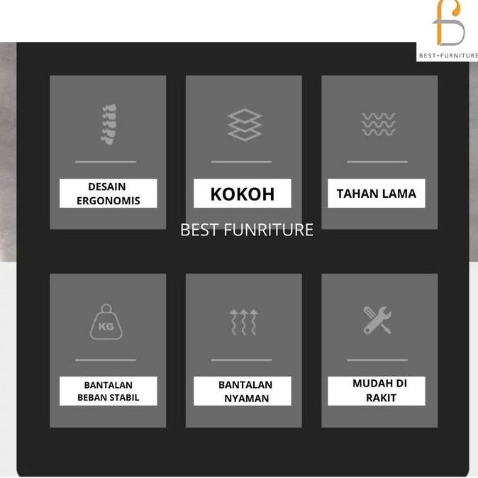 New Product - Best Kursi Hadap Busa Bg711 Kursi Staff Kursi Kantor Kursi Belajar Multifungsi Kalyne 