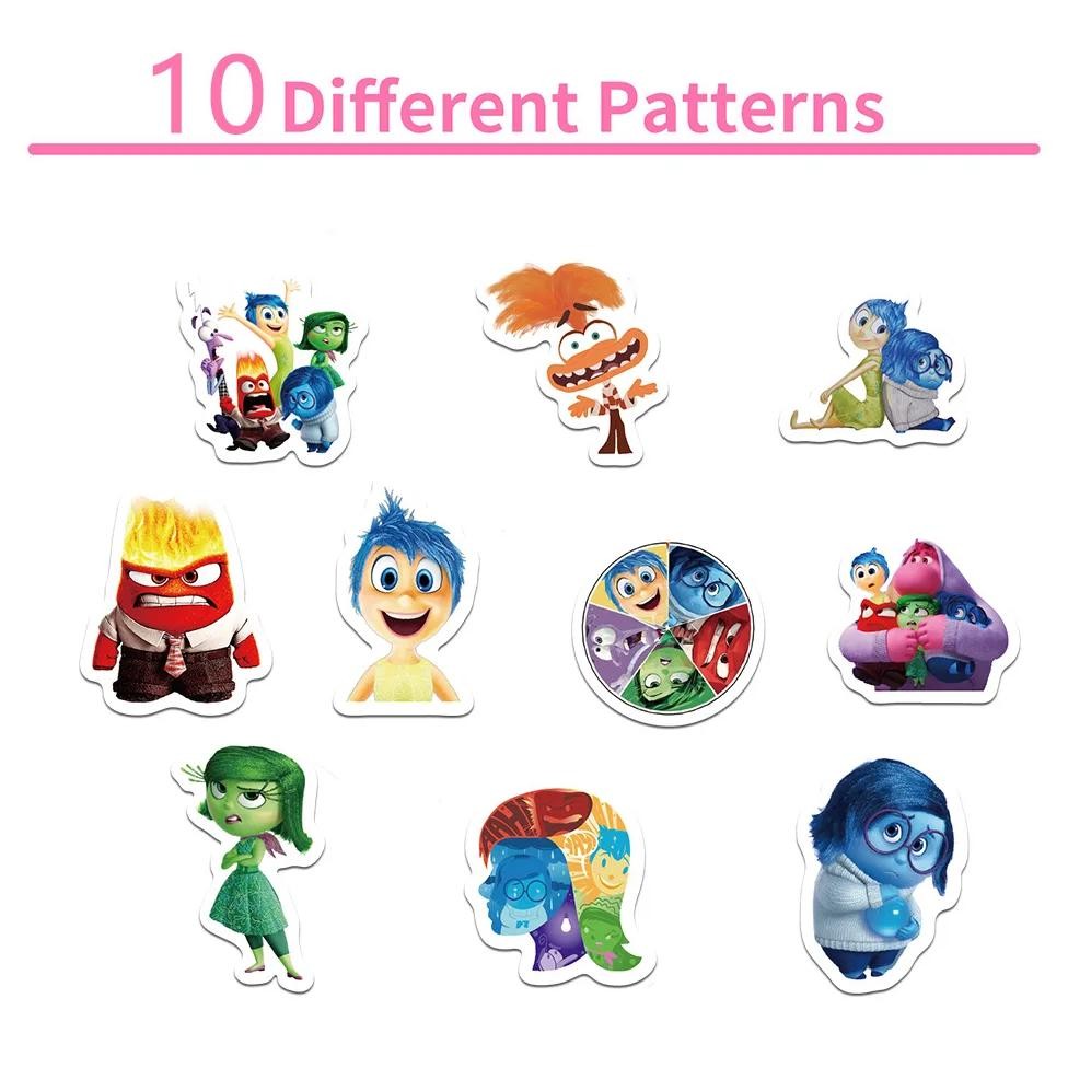 

500Pcs Inside Out 2 Stickers Kawaii Cute Cartoon Label Seal Stickers Rolls Stickers For Phone Luggage Stickers Toys