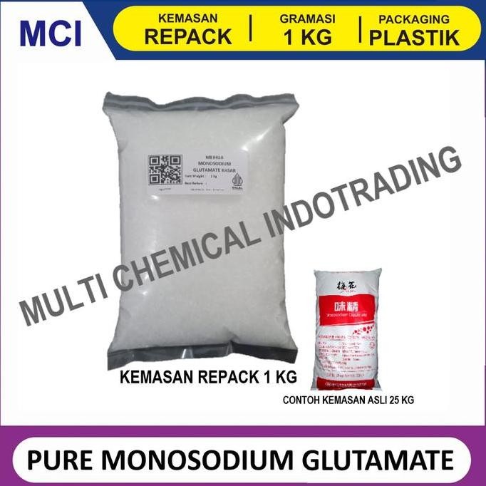 

JH8 PURE MONOSODIUM GLUTAMATE / MSG / PECIN / MICIN / VETSIN MURNI || 1kg