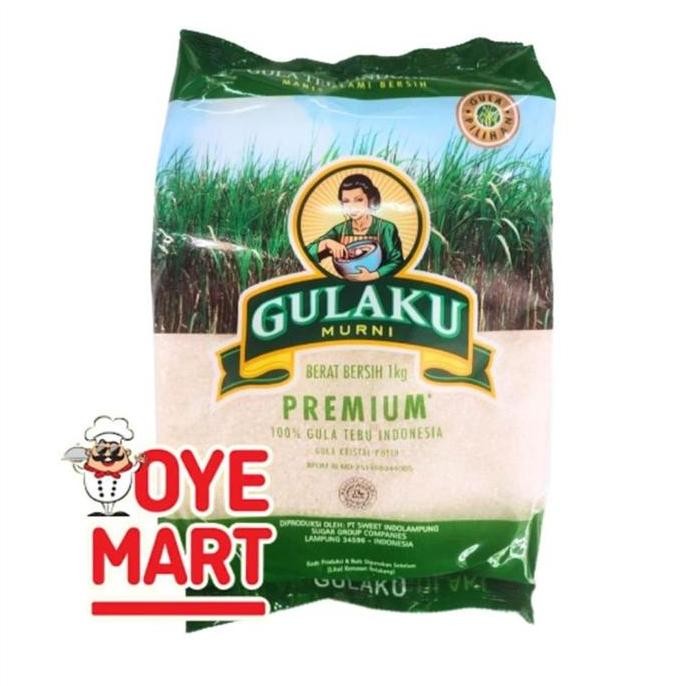 

JH8 GULAKU MURNI PREMIUM 1KG / GULA TEBU PUTIH