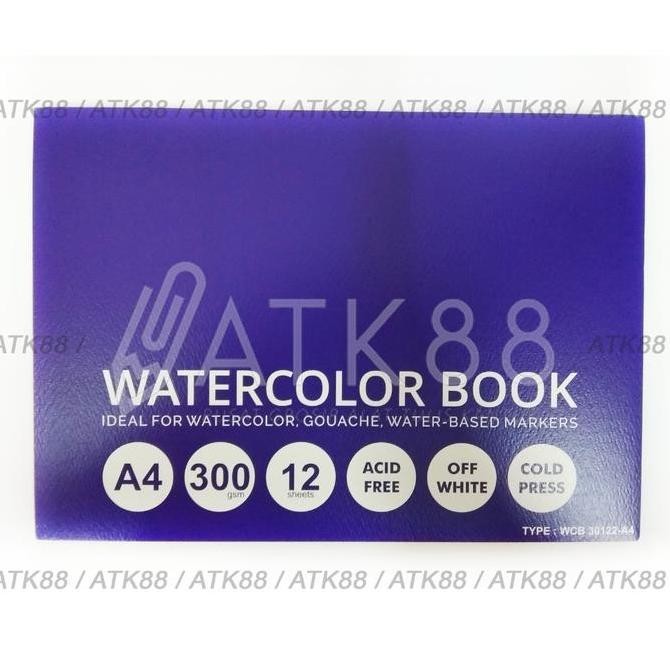 

Sale V-Tec Watercolor Book A4 300 Gsm