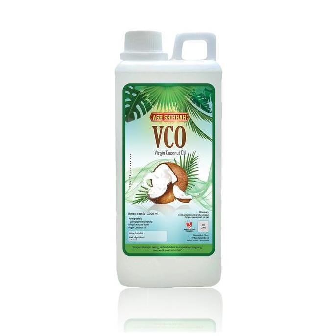 

JH8 Extra Virgin Coconut Oil VCO 1LITER - Minyak Kelapa Murni 100% Ash Shihah