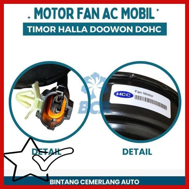 [TGA] MOTOR FAN AC MOBIL TIMOR HALLA DOOWON DOHC BAUT KECIL