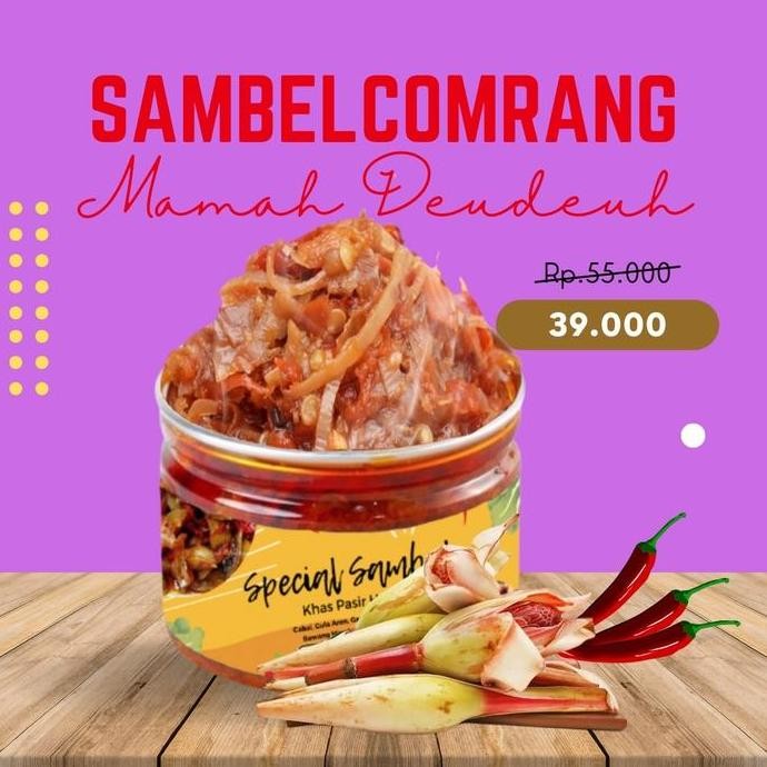 

JH8 SAMBEL HONJE KECOMBRANG KHAS SUNDA RASA ASEM GURIH PEDAS | STOPLES UNTUK SAMBEL KECOMBRANG