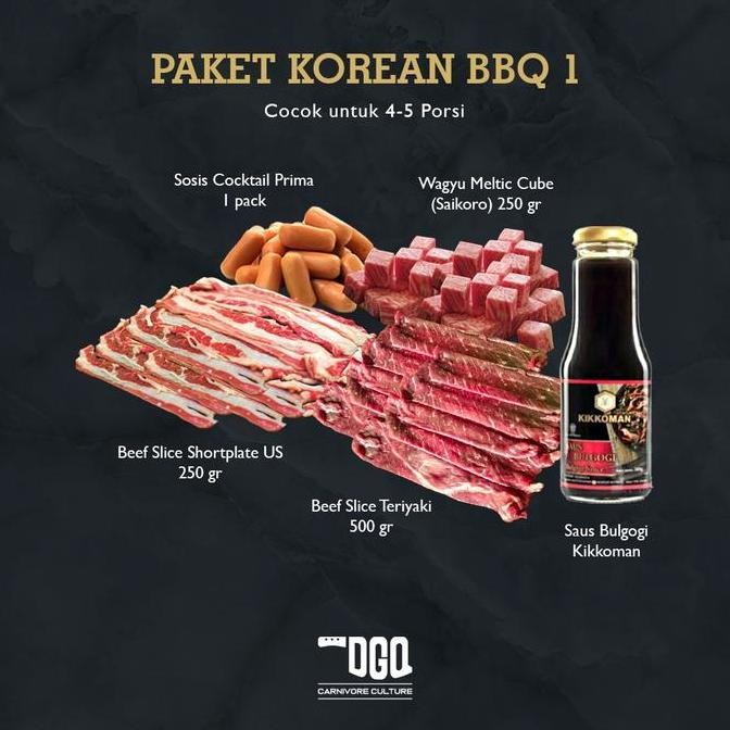 

JH8 Paket Korean BBQ 1