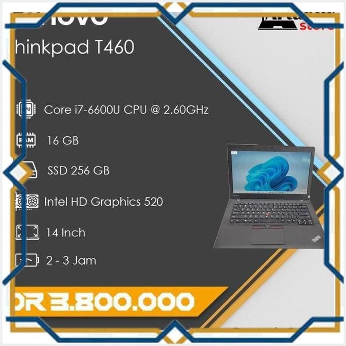 [ART] LENOVO THINKPAD T460 - CORE I7 - RAM 16 GB
