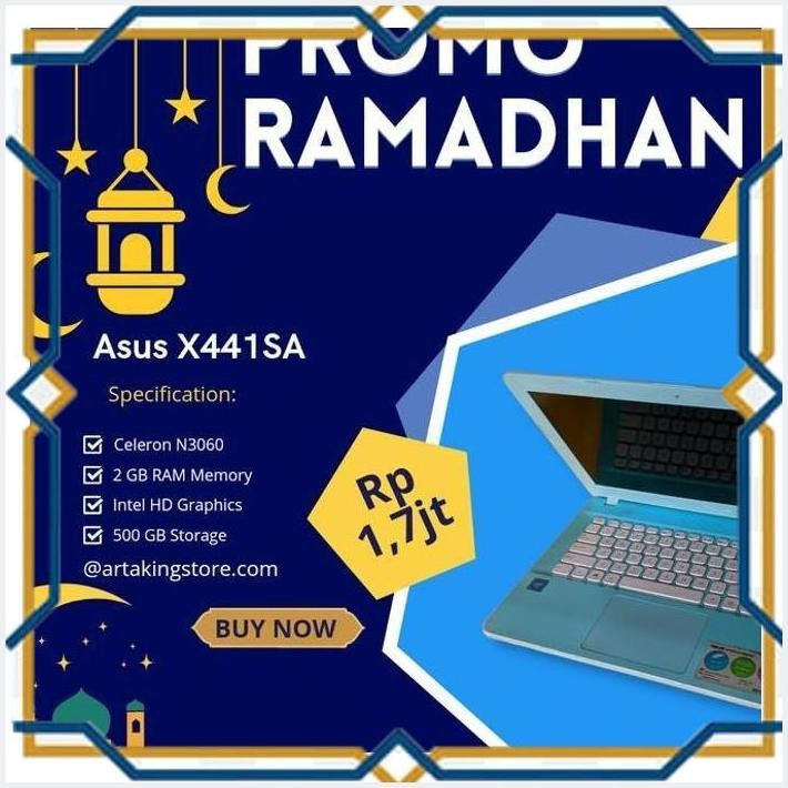 [ART] ASUS X441SA BLUE PROMO RAMADHAN