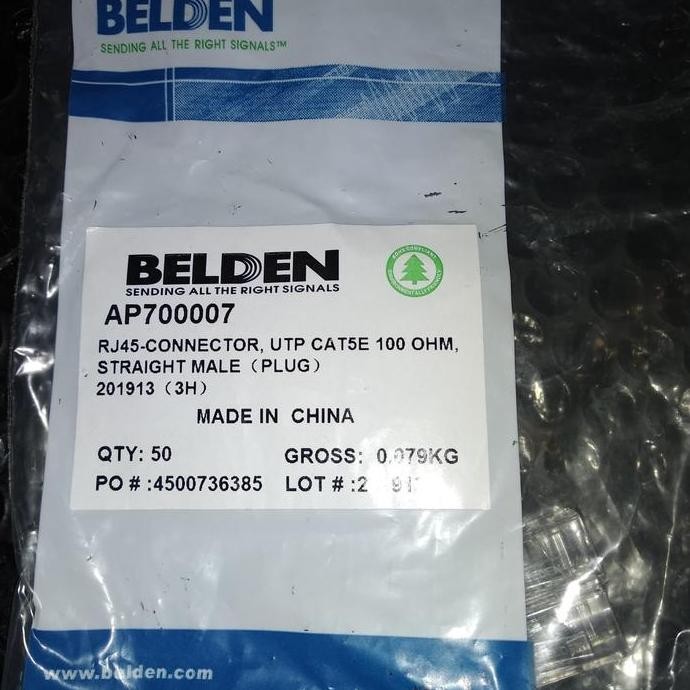 RJ45 Cat5E UTP BELDEN Belden [Original] 50pcs
