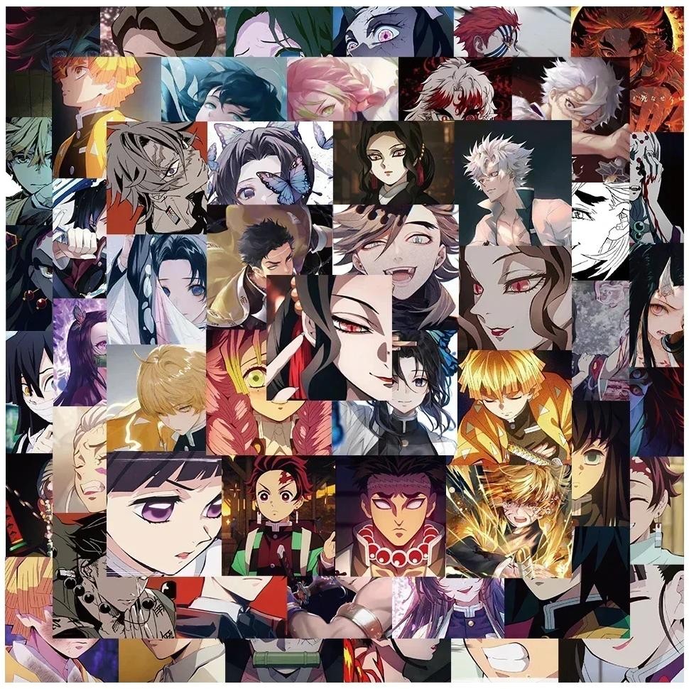 

50Pcs Demon Slayer Stickers Anime Graffiti Decals Waterproof Phone Case Cute Sticker Pack Laptop Skin Packaging Art Supplies
