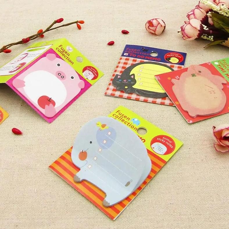 

Environmental Protection Paper Portable Animal Notes High Quality Cute New Notes No Degumming Mini Cartoon
