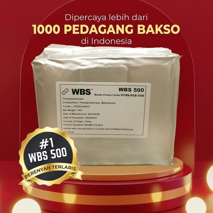 

JH8 Enzim WBS 500 perenyah bakso / sosis / nugget