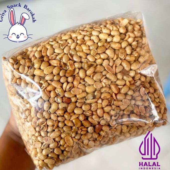 

JH8 Kacang Kedelai Goreng 1kg Snacks Rasa Bawang Putih - Asin