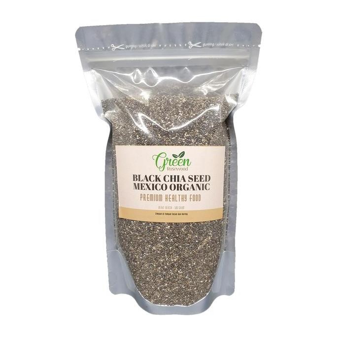 

JH8 BLACK CHIA SEED 500 gr MEXICO ORGANIC - CHIA SEEDS CHIASEED 500 gram