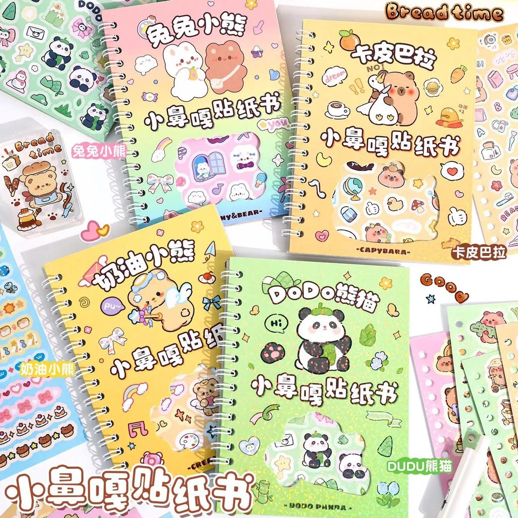 

Kawaii Korean Style Decorative Stickers Cute Cartoon Collage Sticker Books Ins Creative Material Scrapbooking Back To School