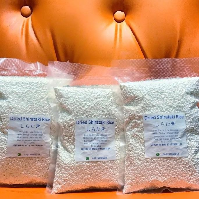 

(Expert) beras shirataki 500gr / shirataki rice konyaku low carbs