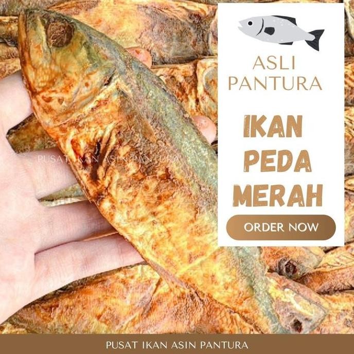 

JH8 PROMO 500 GR IKAN ASIN PEDA MERAH LEZAT GURIH