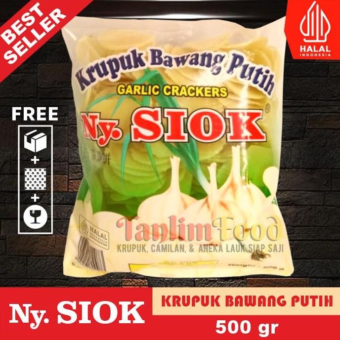 

JH8 Kerupuk Krupuk Bawang Ny Siok - 500gr