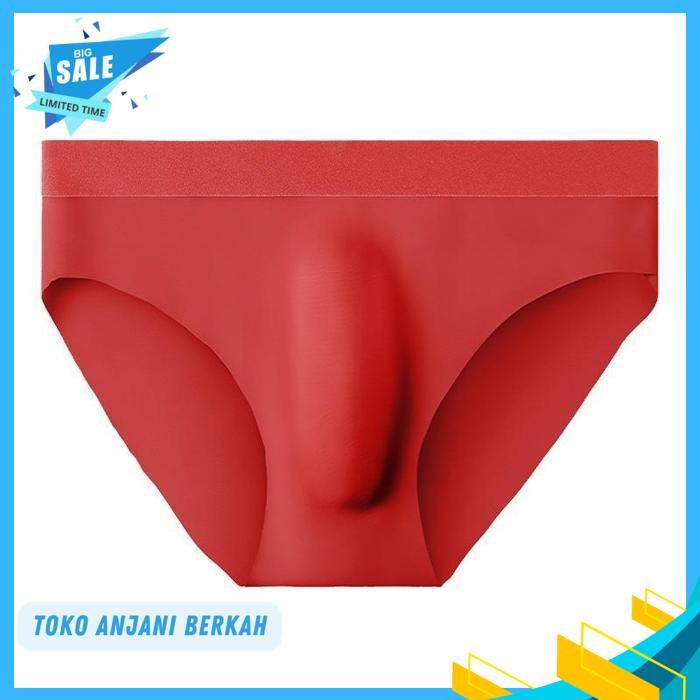 AOELEMENT SEAMLESS BRIEF CELANA DALAM PRIA TANPA JAHITAN RED AOR / AOELEMENT SEAMLESS BRIEF CELANA D