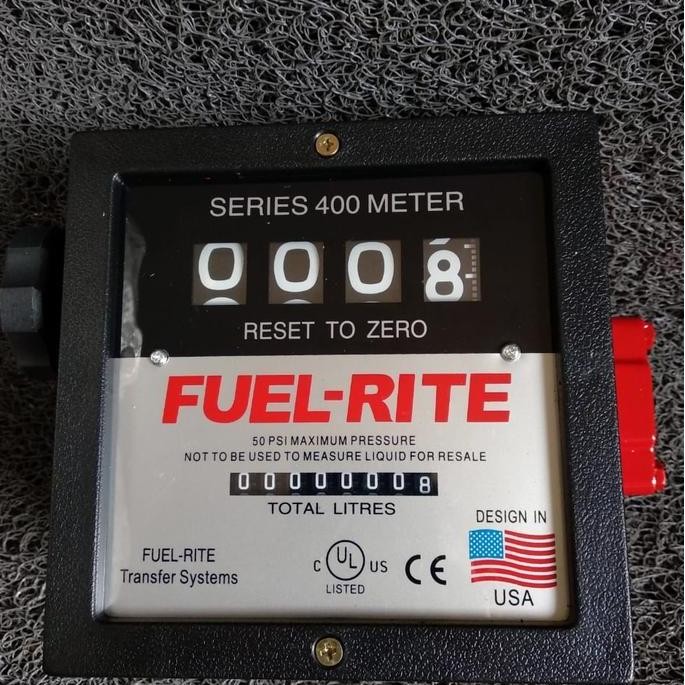 Flow meter solar FUEL RITE 1/2" 4digit USA/meteran solar Fuel-rite
