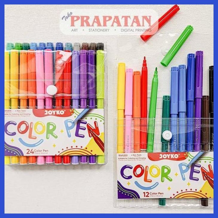 

( SEKOLAH / LUKIS ) COD JOYKO COLOR PEN CLP-60 | PENA WARNA (SENI / MENGGAMBAR / ART / KERAJINAN ) SIAP KIRIM
