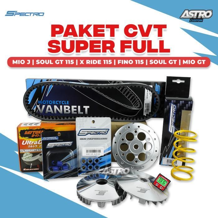 Gg Super Full Upgrade Cvt Mio J Fino 115 X Ride 115 Soul Gt 115 Rumah Roller Kipas Cvt Roler Kampas 