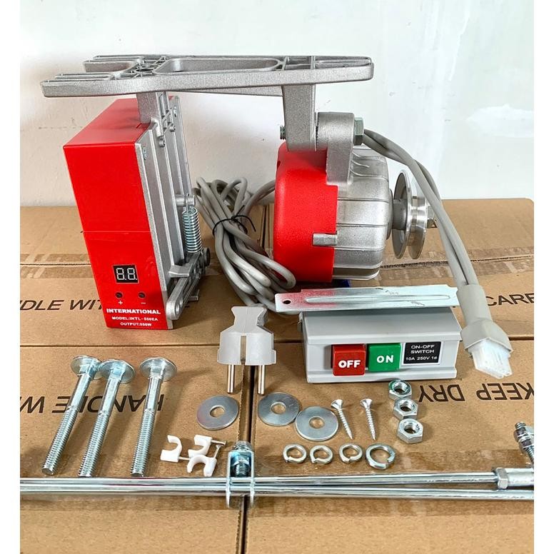 NEW Dinamo Servo Mesin Jahit INTERNATIONAL (Hemat Listrik) [terbaik][terlaris]