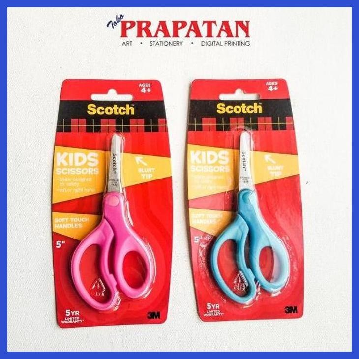 

( SEKOLAH / LUKIS ) PROMO SCOTCH KIDS SCISSORS 1442B / GUNTING ANAK (SENI / MENGGAMBAR / ART / KERAJINAN ) PACKING AMAN