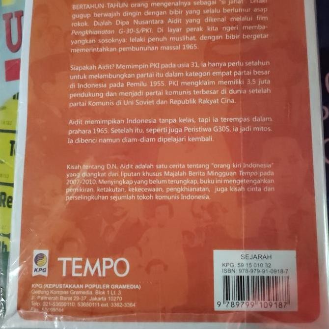 TERLARIS Aidit dua wajah Dipa Nusantara buku Aidit dua wajah nusantara
