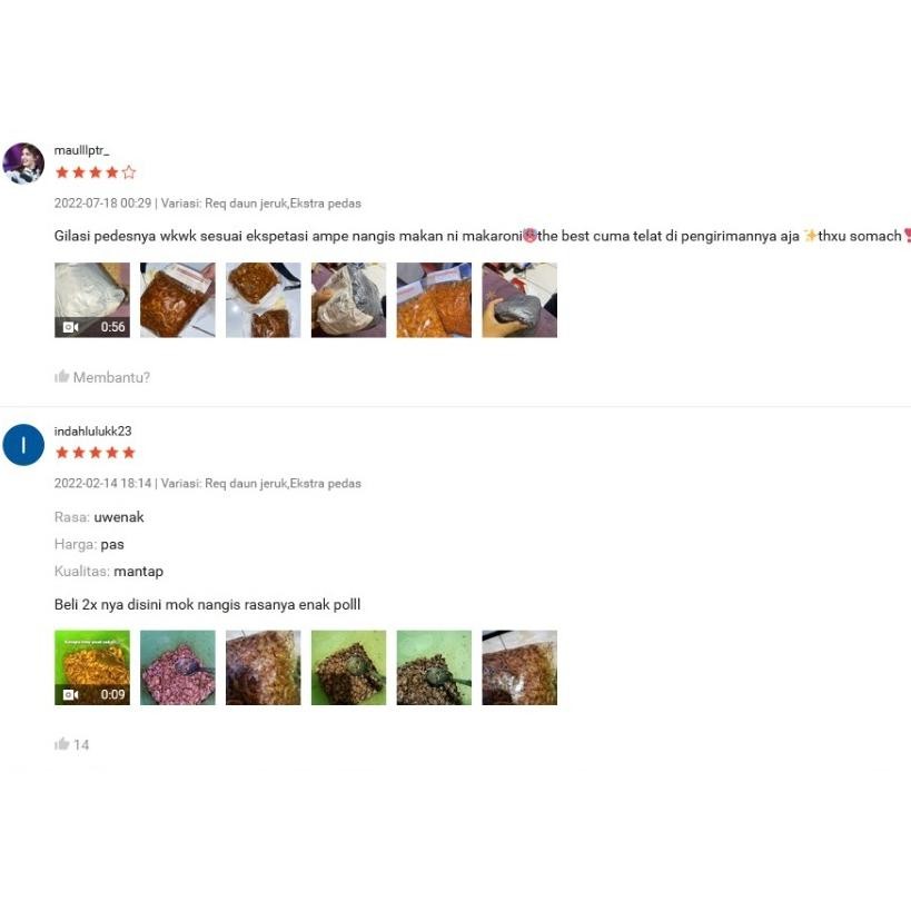 

ID | MAKARONI KERANG MINI DAUN JERUK GURIH 70 GR