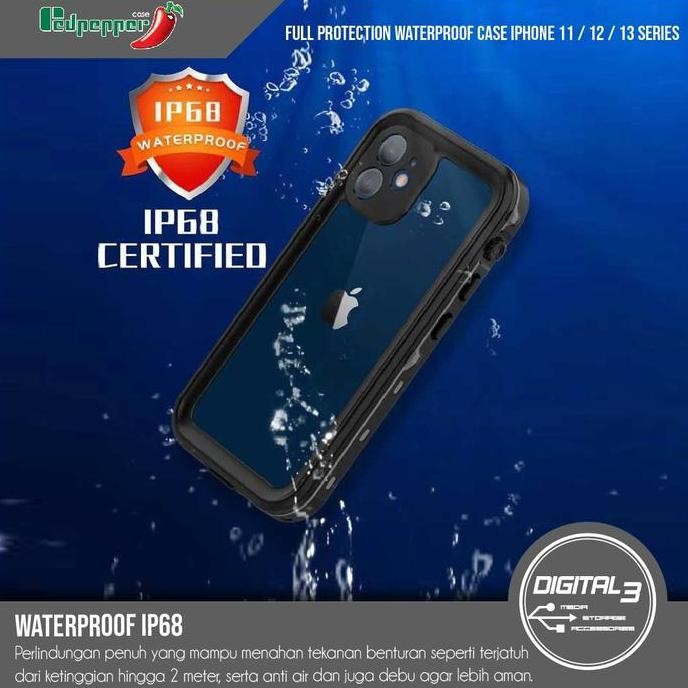 (Expert) Redpepper Waterproof Case Anti Air Shock IP68 IPhone 11 12 13 Pro Max