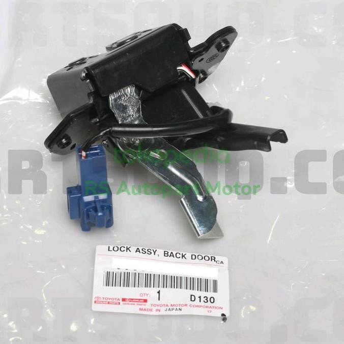 Door Lock Bagasi Belakang Toyota Yaris Ncp9 06-10 Original Toyota Favorit