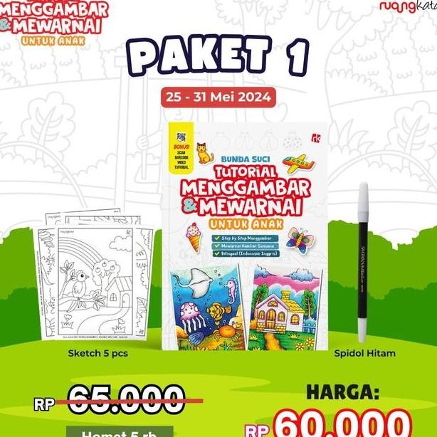 

Buku Anak Tutal Menggambar Mewarnai Untuk Anak Bunda Suci Ruangkata