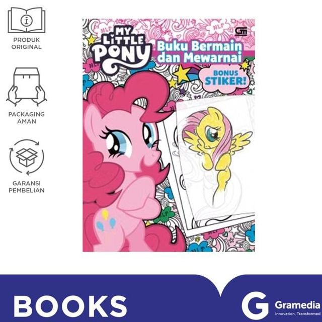 

Buku My Little Pony Buku Bermain Dan Mewarnai