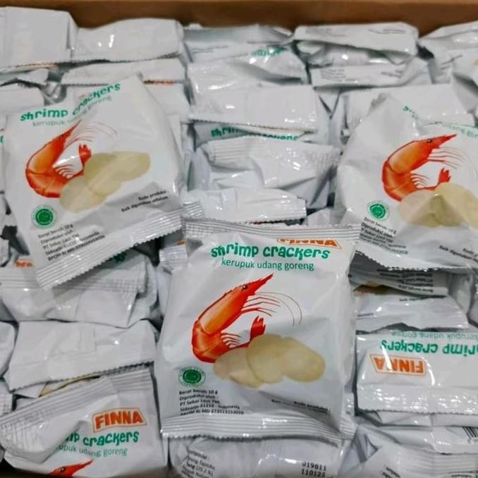 

FLASH SALE kerupuk udang finna isi 30 bungkus enak gurih renyah HALAL