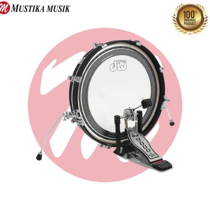 PANCAKE BASS DRUM DW DW-DDBD0320BLCR