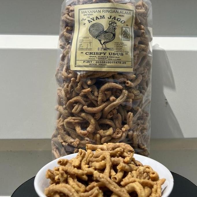 

500gram keripik usus ayam jago snack